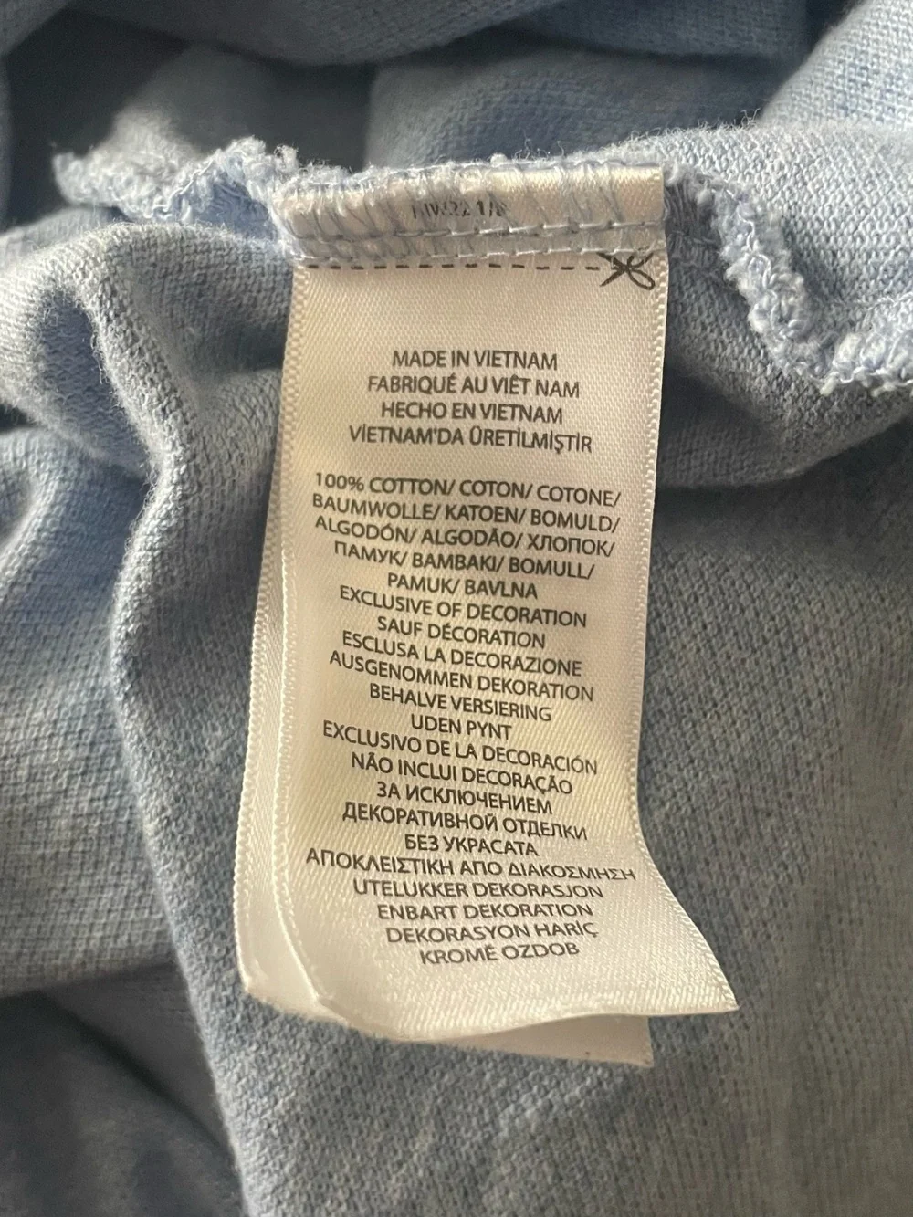 Ralph Lauren Polo Shirt in Pale Blue with Embroidered Logo